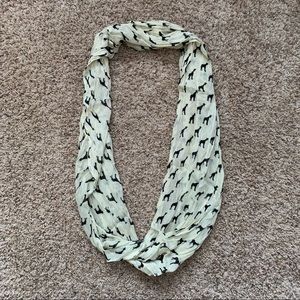 Icing Giraffe Print Infinity Scarf